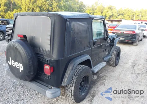 2001 Jeep Wrangler Se из США, поврежденный, VIN 1J4FA29P01P350847
